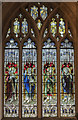 SP0202 : Stained glass window, St John the Baptist church, Cirencester by Julian P Guffogg