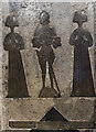 SP0202 : Memorial Brass, St John the Baptist church, Cirencester by Julian P Guffogg