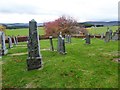 NJ4306 : St Finan's kirkyard, Migvie by Stanley Howe