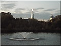 TQ3377 : Dusk in Burgess Park by Malc McDonald