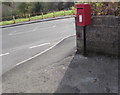 SS9387 : Queen Elizabeth II postbox outside Lewistown Village Stores & Post Office by Jaggery