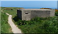 TA2570 : Pillbox next to the Headland Way by Mat Fascione