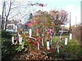 SP8700 : Tree with Remembrance labels, Prestwood (1) by David Hillas