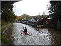 SP3295 : Coventry Canal - canoeist by Chris Allen