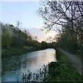 SK4744 : Sunset on the Nottingham Canal by Alan Murray-Rust