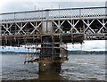 NO3929 : Scaffolding on the Tay Bridge by Mat Fascione