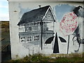 TQ5479 : Portrait of an old signal box on Rainham Marshes RSPB Reserve by Marathon