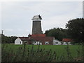 TF7041 : Old  windmill  at  Mill  Farm   Ringstead by Martin Dawes