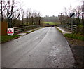 SO0327 : End of the 30mph speed limit, Bailihelig Road, Llanfaes, Brecon by Jaggery