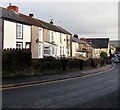 ST1195 : High Street houses in Nelson by Jaggery