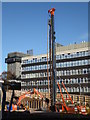 SP0483 : University of Birmingham - building site by Chris Allen