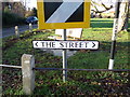 TM4897 : The Street sign by Geographer