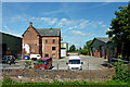 SJ9922 : Old mill building near Great Haywood, Staffordshire by Roger  D Kidd