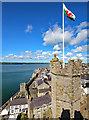 SH4762 : View from the Eagle Tower at Caernarfon Castle by Jeff Buck