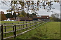 SU7289 : Public footpath on the southern edge of Doyley Wood by Simon Mortimer