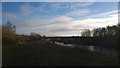 SE4627 : River Aire near the Fairburn Railway Bridge, downstream of  RSPB Fairburn Ings Nature Reserve by Phil Champion