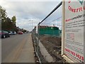 SJ9291 : Construction at Bredbury Curve by Gerald England