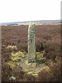  : Old Boundary Marker on Blisdale West Moor, Hawnby parish by Milestone Society