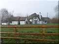 SO9665 : Cottage on Holmes Lane, Dodderhill Common by Jeff Gogarty