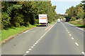 NX9576 : Layby on the A75 towards Dumfries by David Dixon