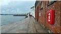 SZ0378 : Remains of the Swanage Pier Tramway by Phil Champion