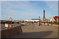 SD3035 : Lancashire Coastal Way at Blackpool by Ian S