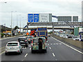 O0830 : Overhead Sign Gantry at N7/M50 Interchange by David Dixon