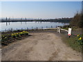 TQ7375 : Driveway in Buckland Lake Reserve, near Cliffe by Malc McDonald