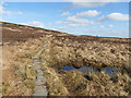 SE0127 : Causeway onto Midgley Moor by Stephen Craven