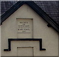 ST2189 : 1893 inscription on Machen Church Hall  by Jaggery