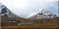 NN2256 : Footbridge over the River Coupall, Glen Coe by Robin Drayton