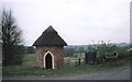 SO9617 : Pick up point for parcels - Seven Springs, Gloucestershire by Martin Richard Phelan