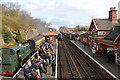 SO7975 : Severn Valley Railway - busy at Bewdley by Chris Allen