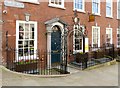 SK5739 : Gate and Railings to Forecourt of 24 and 26, Low Pavement, Nottingham  1 by Alan Murray-Rust