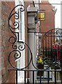 SK5739 : Gate and Railings to Forecourt of 24 and 26, Low Pavement, Nottingham  2 by Alan Murray-Rust