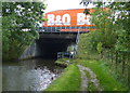 SD5170 : M6 motorway bridge crossing the Lancaster Canal by Mat Fascione