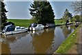 SJ6543 : Audlem: Moored boats and houseboats by Michael Garlick