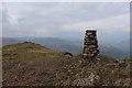 NY3908 : Triangulation Column on Red Screes Summit by Chris Heaton