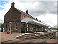 NN1527 : Dalmally station, West Highland Line by M J Richardson