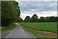 TM0743 : Driveway to College Farm, Hintlesham by Simon Mortimer