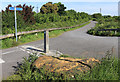 SY6782 : Sandstone by the Cycleway by Des Blenkinsopp