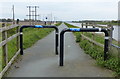 SJ3268 : Wales Coast Path towards Chester by Mat Fascione