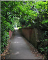 TQ5838 : Tunbridge Wells: railway remains on Upper Cumberland Walk by John Sutton