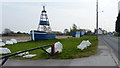 SJ1779 : Lightvessel along the A548 at Llannerch-y-môr by Mat Fascione