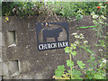 TL9597 : Church Farm sign by David Pashley