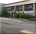 ST1588 : Bus stop and shelter in Gallagher Retail Park, Caerphilly by Jaggery