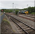 SO1107 : Class 37 diesel-electric locomotive in sidings, Rhymney by Jaggery