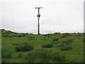 NM8543 : Electricity poles near Clachan by M J Richardson