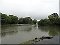 NZ2464 : Looking across Leazes Park lake by Robert Graham