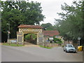 TQ1651 : Gateway in Westhumble, near Dorking by Malc McDonald